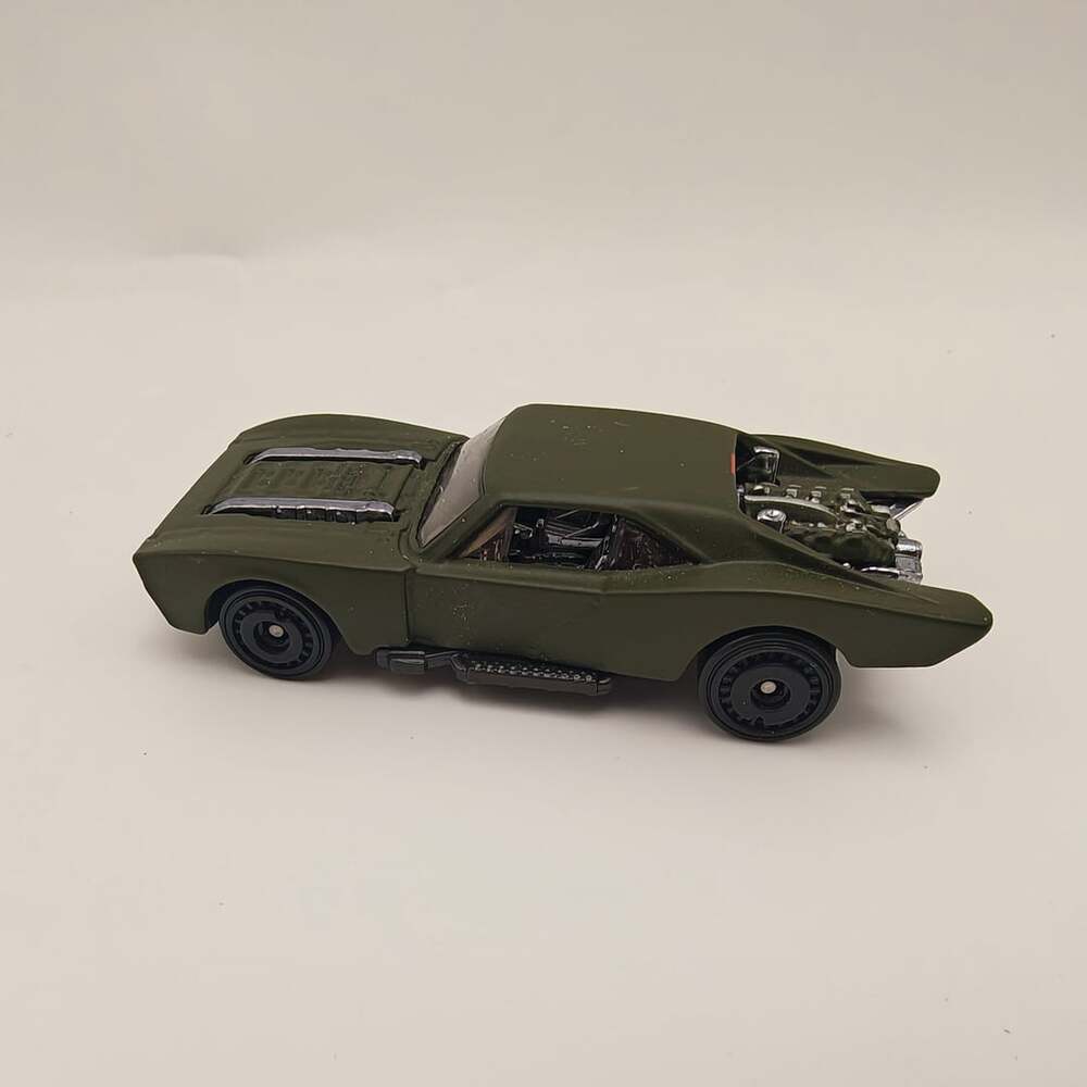 Hot Wheels Batmobile The Batman Matte Olive Green Diecast Model Car
